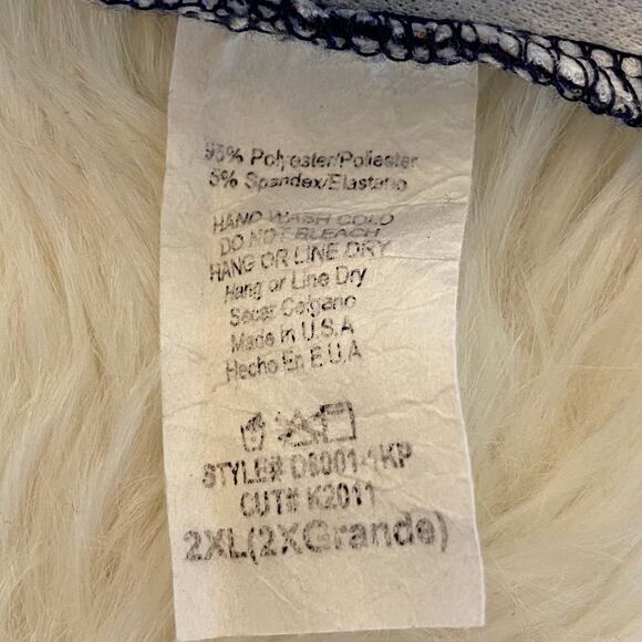 Pink Blush Maternity Blue Pink Printed Short Sleeve Dress 2XL - Picture 4 of 7